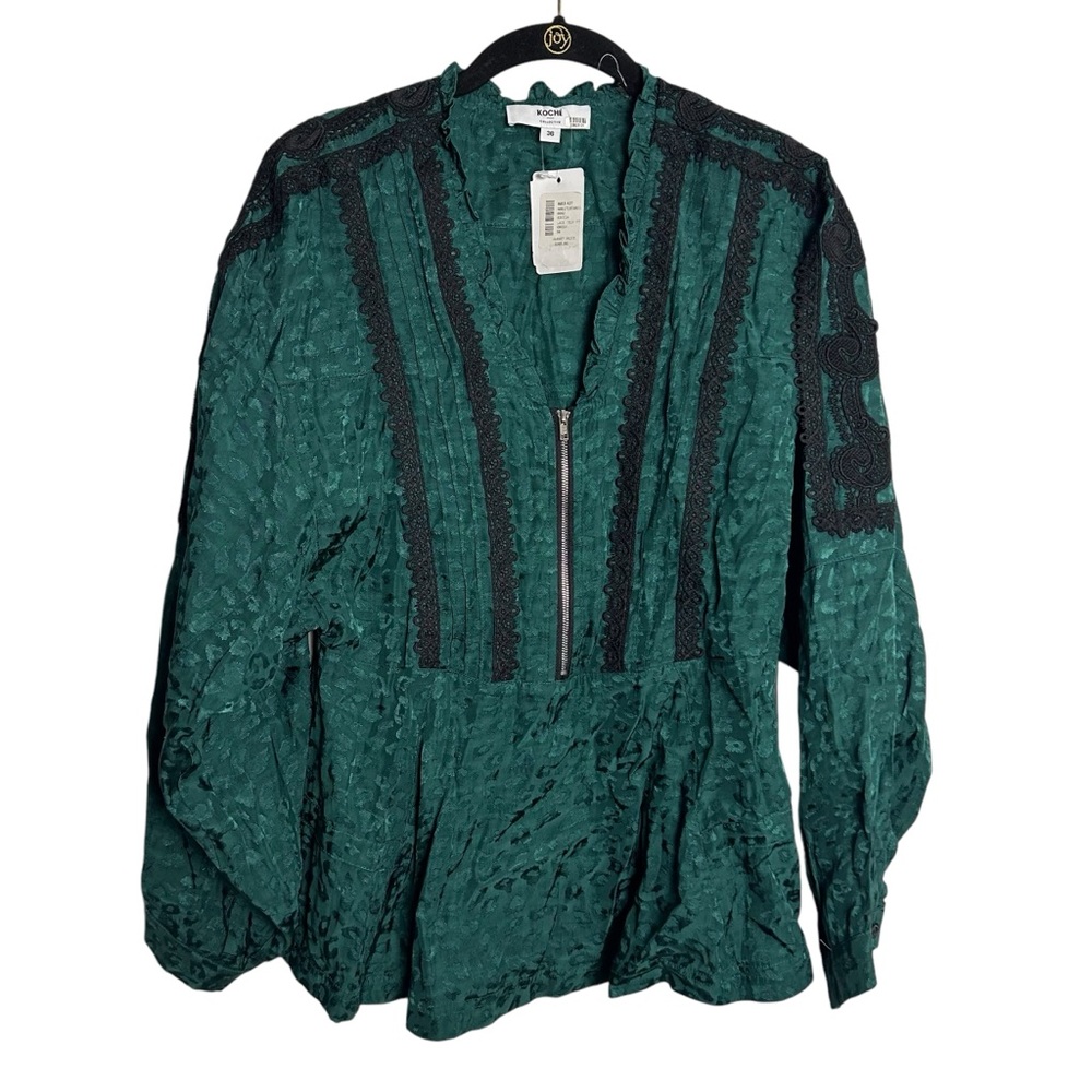 KOCHÉ 🔥 HOT DEAL FRENCE DESIGNER BRAND🔥 Women’s Long Sleeve Blouse - Picture 2 of 9